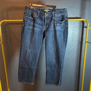 Lucky Brand Blue Ankle Cropped Jeans